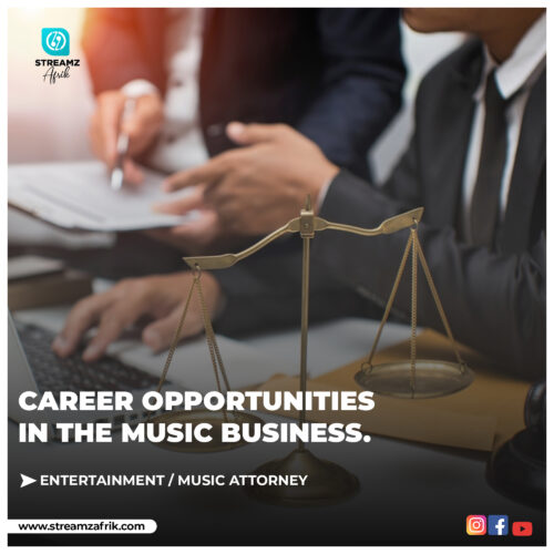 Career Opportunities In the Music Business – Music Attorney